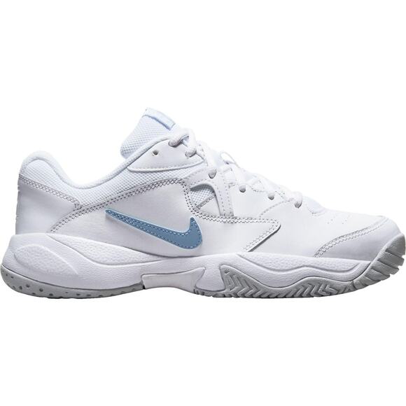 Nike WMNS Court Lite 2 Womens White/Blue Tennis Shoes AR8838-112 (Size: US 8.5) - Picture 1 of 7